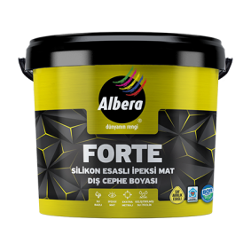 Albera Forte Silikonlu İpek Mat Dış Cephe Boyası 2,5 L Sütlü Kahve